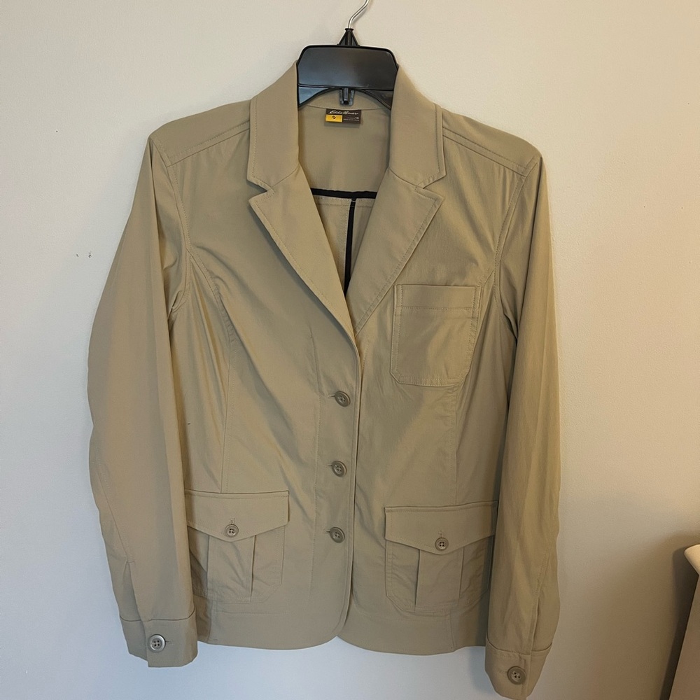 Eddie Bauer Women's Tan Blazer Size 10